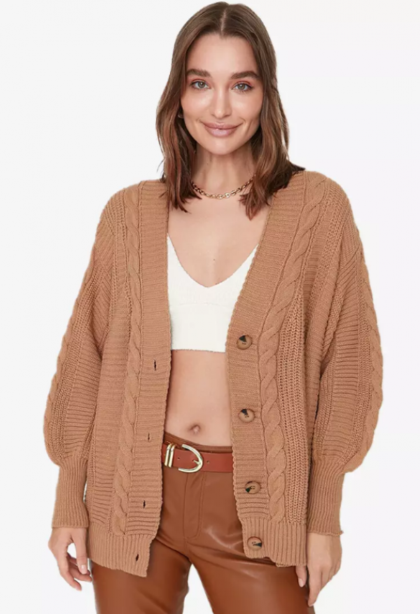 Cardigan rajut